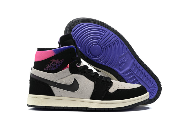 Women's Running Weapon Air Jordan 1 Black/White Shoes 0234 Women's Running Weapon Air Jordan 1 Black/White Shoes 0234